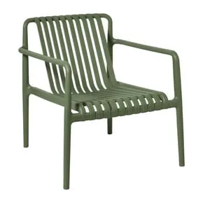 Tuinfauteuil Lea - groen - 75.5x75.5x66.5 cm