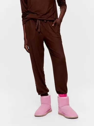 Chocolate Plush Easy Pj Pant