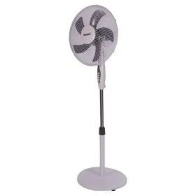 Ventilatore a piantana 5 pale Ø 40cm 50W, bianco, Kooper