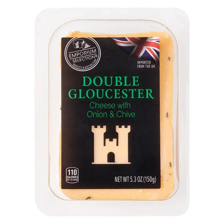 Emporium Selection Onion & Chive Double Gloucester Cheese