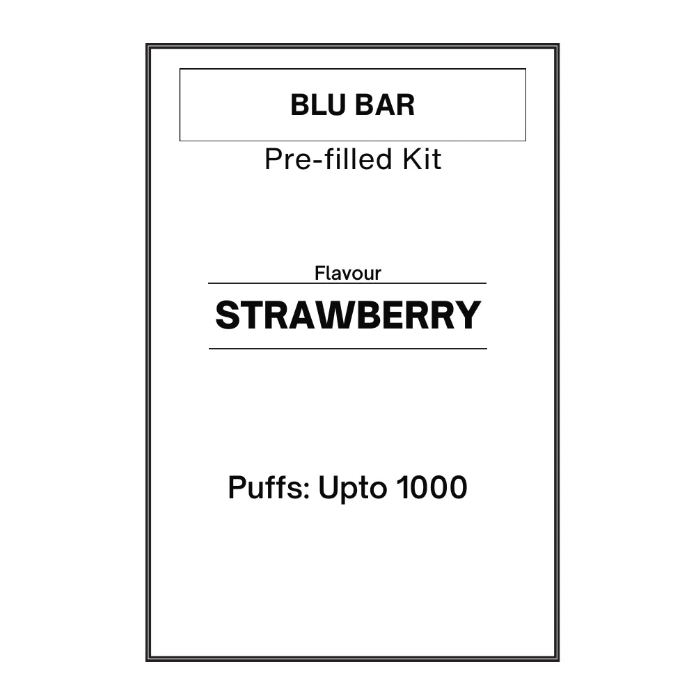Strawberry- Blu Bar Pre-filled Kit 20mg/ml