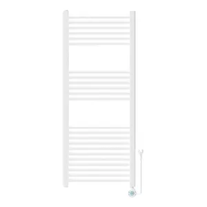 Termoarredo elettrico a secco con termostato digitale 500 W bianco L 50 x H 120 x P 3 cm