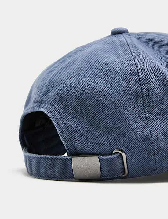 Pure Cotton Washed Baseball Cap