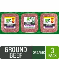 Simple Truth Organic® 85/15 Grass Fed Ground Beef Packs 3 LB BIG DEAL!