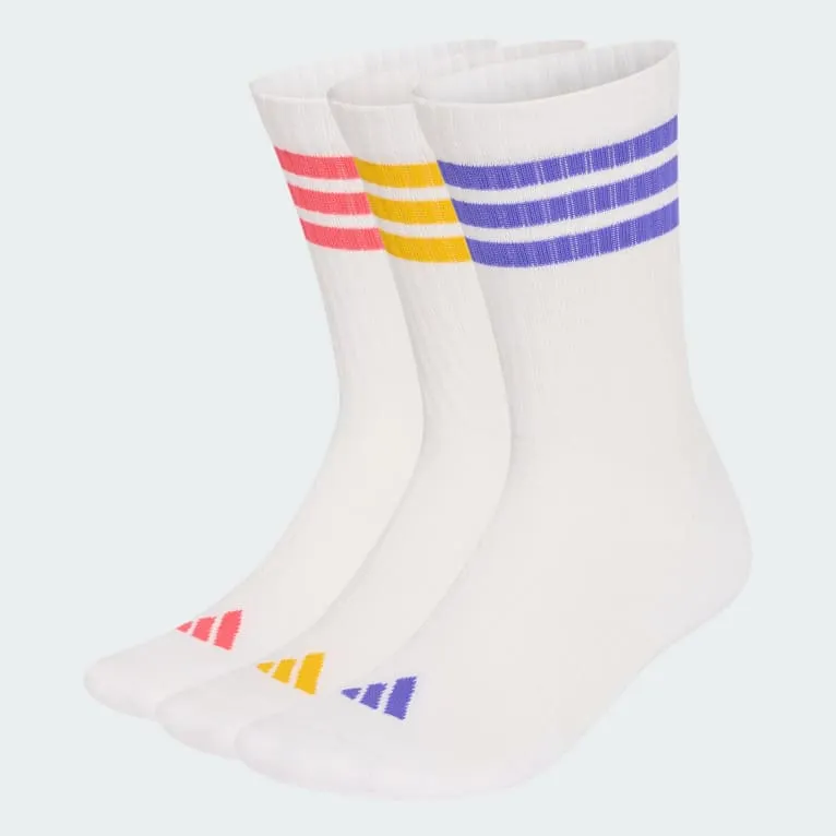3-STRIPES CUSHIONED SPORTSWEAR CREW SOKKER, 3 par