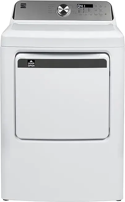 Kenmore 7.0 cu. ft. Front Load Gas Dryer - with Guard to Reduce Wrinkles & Static - Smart Sensor Drying - LED - White