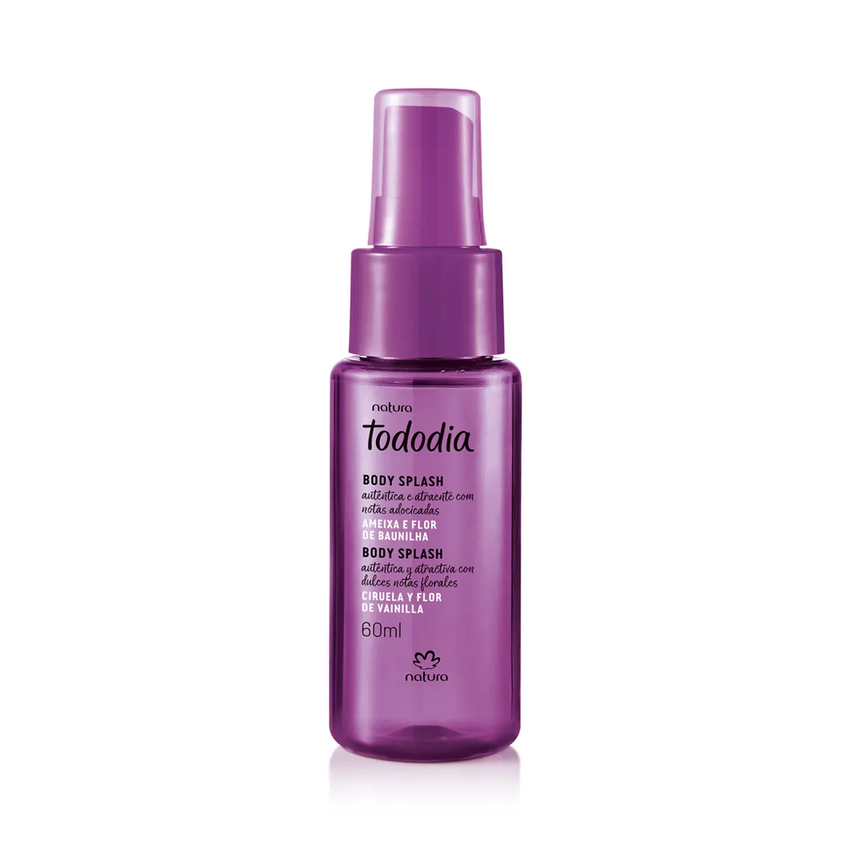 Body Splash Tododia Ameixa e Flor de Baunilha 60 ml