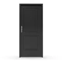 Puerta de exterior acero Florencia negra 80 x 200 cm derecha