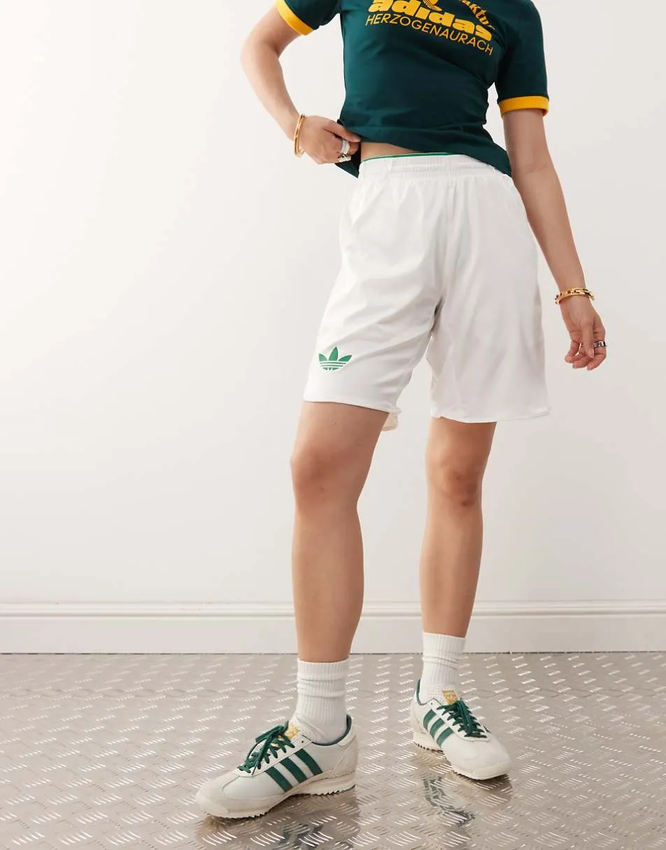 adidas Originals Grand Slam tennis shorts in white
