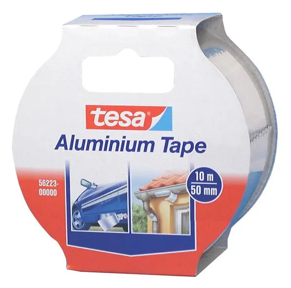 TAPE ALUMINIUM 10MX50MM SØLV