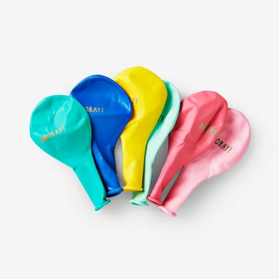Hurra ballonger - 6 stk