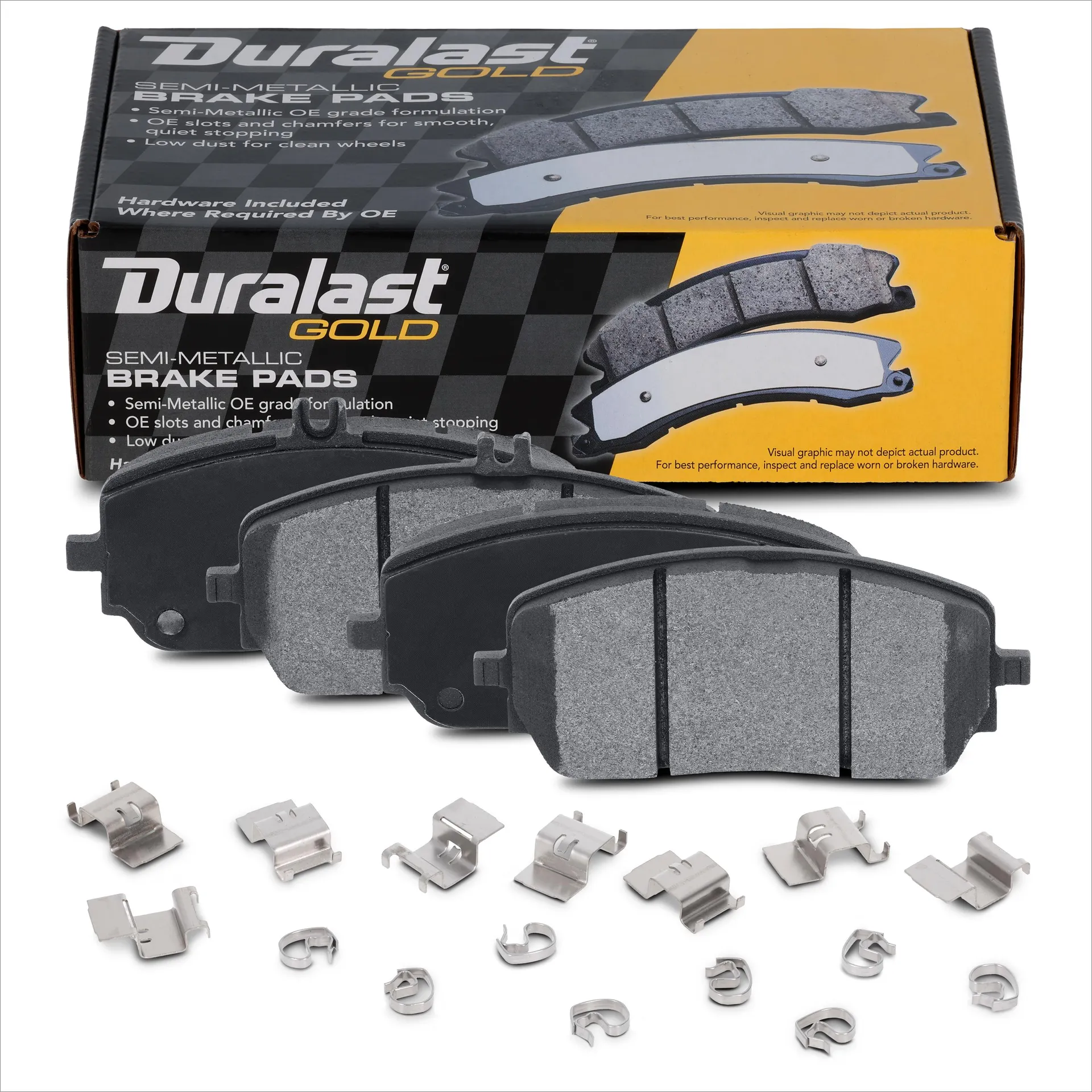 Balatas Semi-Metalicas Duralast Gold DG2209