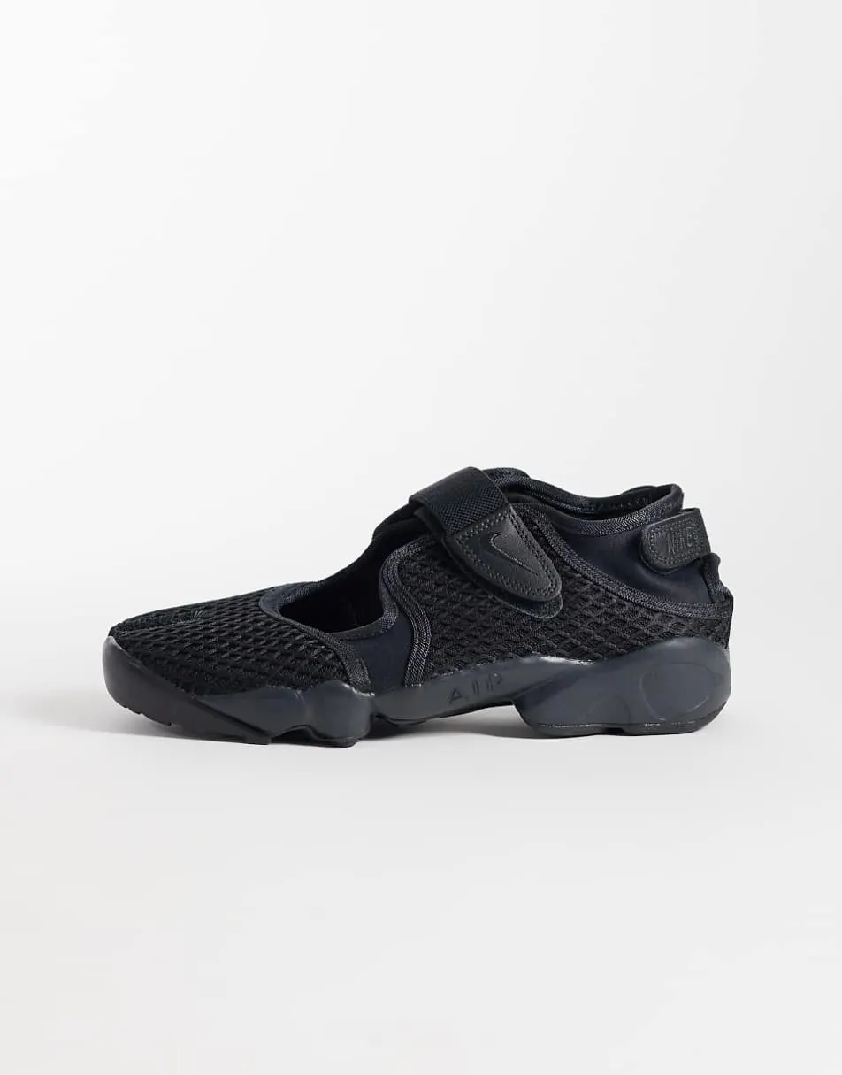 Nike Air Rift mesh trainers in black