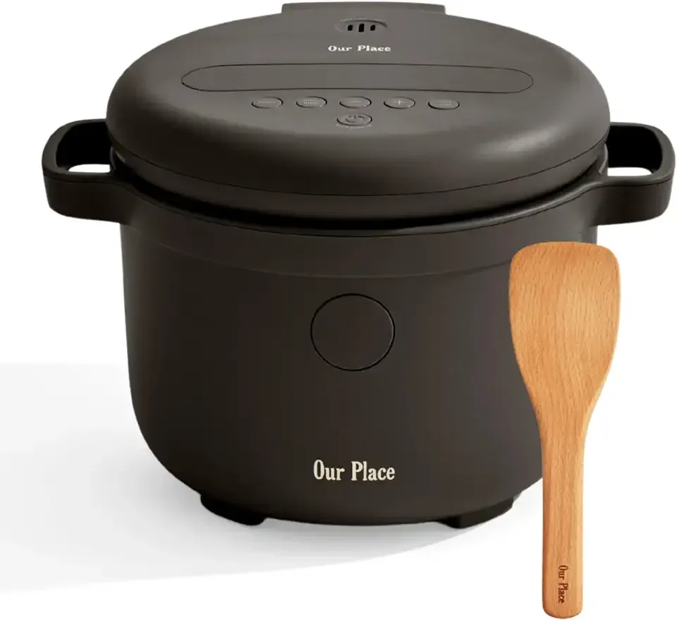 Our Place Rice Cooker, Compact 6-Cup Ceramic Nonstick Rice & Grain Cooker