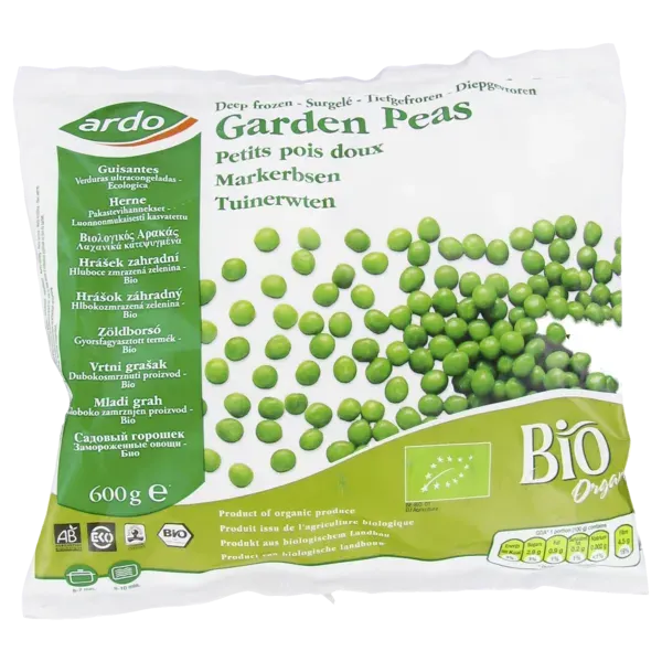 Ardo Bio Markerbsen, Prinzessbohnen oder Blumenkohlröschen tiefgefroren