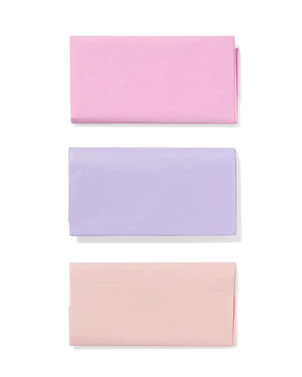 vloeipapier kleur - 3 stuks