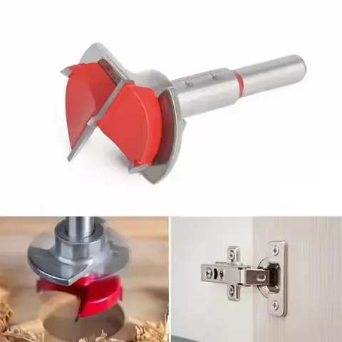 35mm Drill Bits Hinge Open Hole Positioner Set woodworking hole drilling guide locator Sets Formwork Saw Cutter