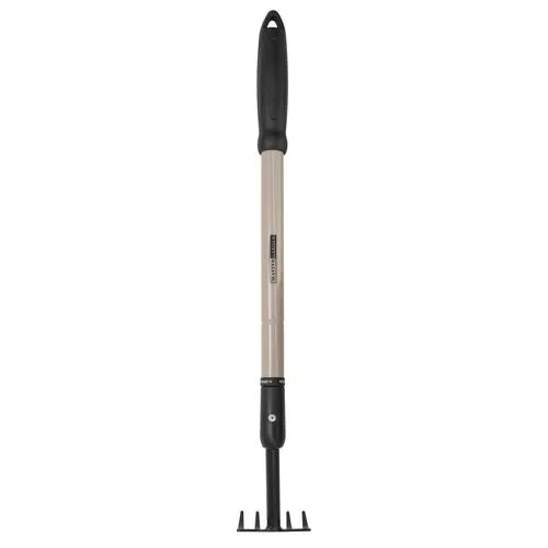 Master Garden® 37" Comfort Grip Handle Telescoping 5-Tine Rake