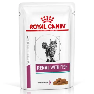 Royal Canin Veterinary Renal en sauce poisson pour chat