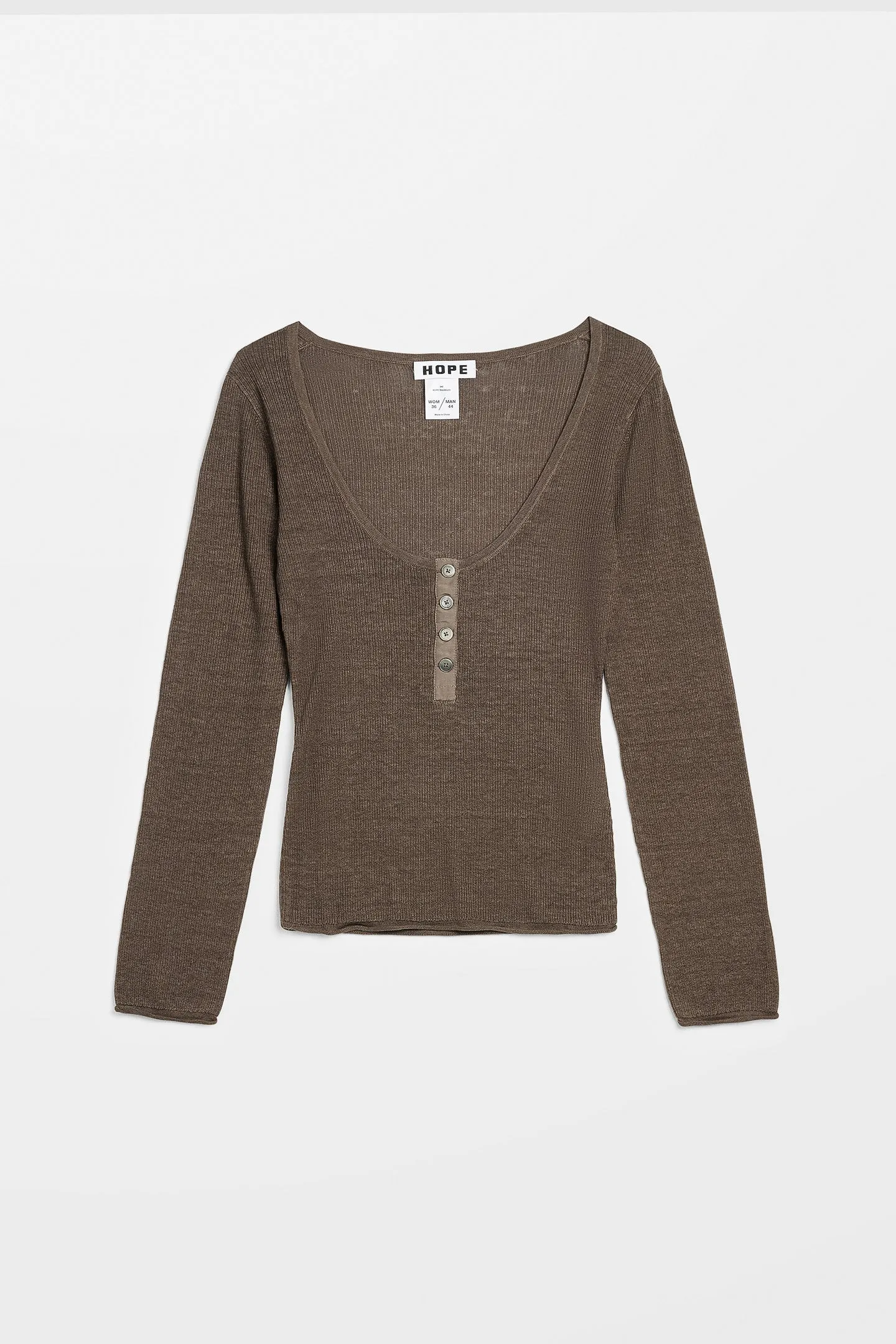 Slim Scoop Neck Top