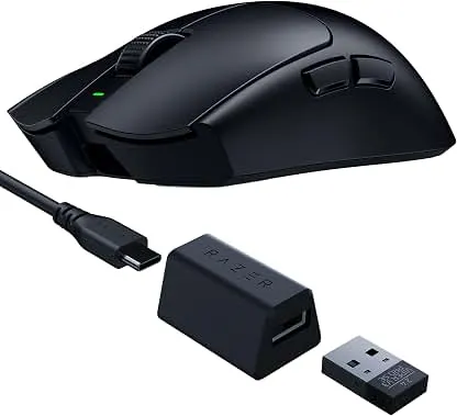 Razer Viper V3 Pro SE Wireless Gaming Mouse: 54g Lightweight - 1K Polling Dongle - 35K DPI Optical Sensor - Gen3 Optical Switches - Symmetrical Shape - 8 Programmable Controls - 95 Hr Battery - Black Razer Viper V3 Pro SE Wireless Gaming Mouse: 54g…