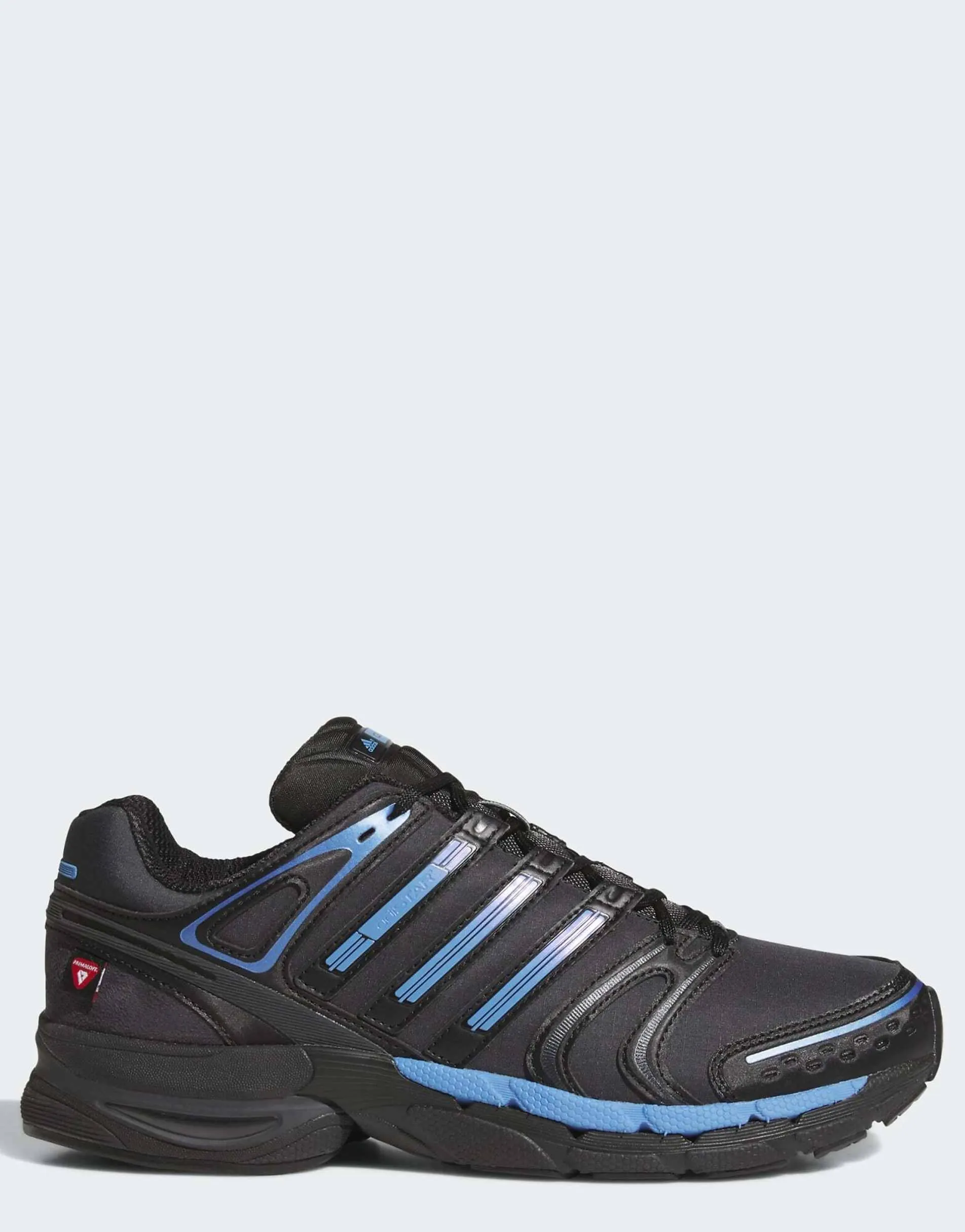adidas Originals Adistar control 5 shoes in core black / blue fusion met.