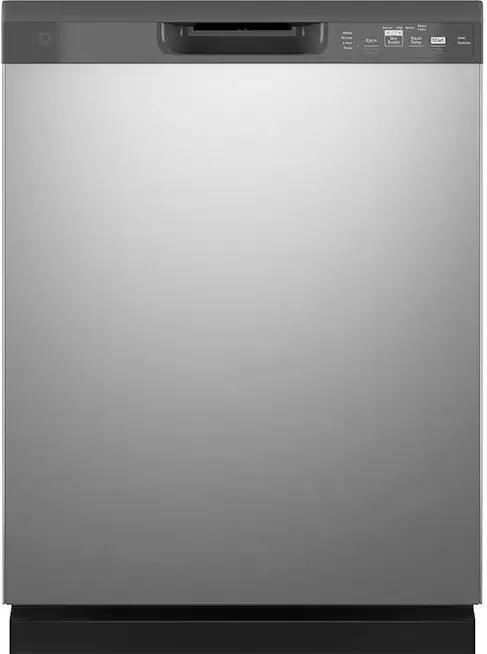 GE GDF535PSRSS 24 in Built in Dishwasher with Front Controls, Stainless Steel