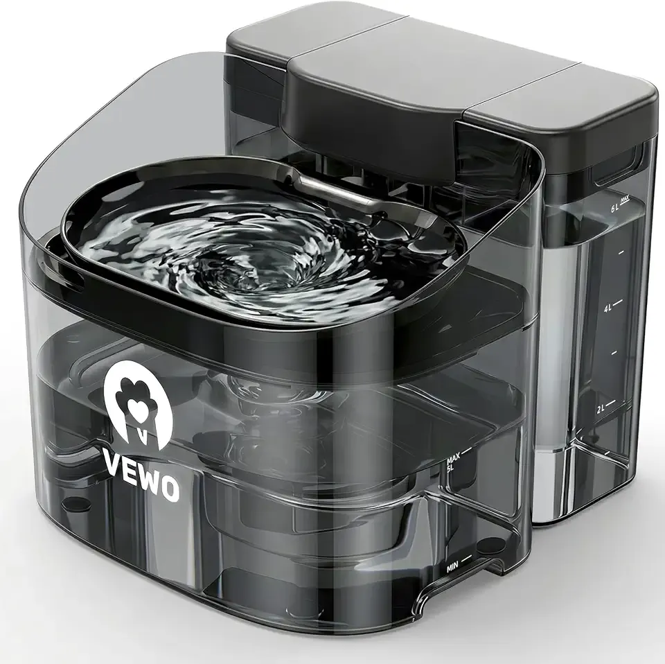 11L/372oz Large Dog Water Fountain, Automatic Dog Water Bowl Dispenser