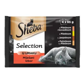 Sheba Selection Multipack mix obroci u umaku vrećica 4x85 g