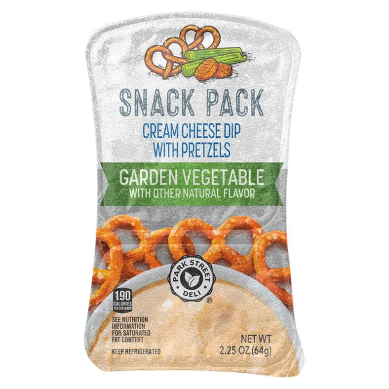 Park Street Deli Garden Vegetable Cream Cheese Dip with Pretzels