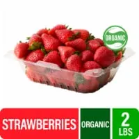 Fresh Organic Strawberries - 2 LB Clamshell