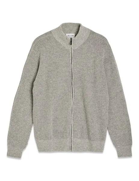 5629 Ingram R Full Zip Sweater Graphite Grey