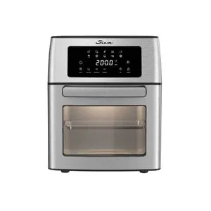 Horno Grill Y Freidora De Aire Siam 15Lt Inox HGFSIS1524