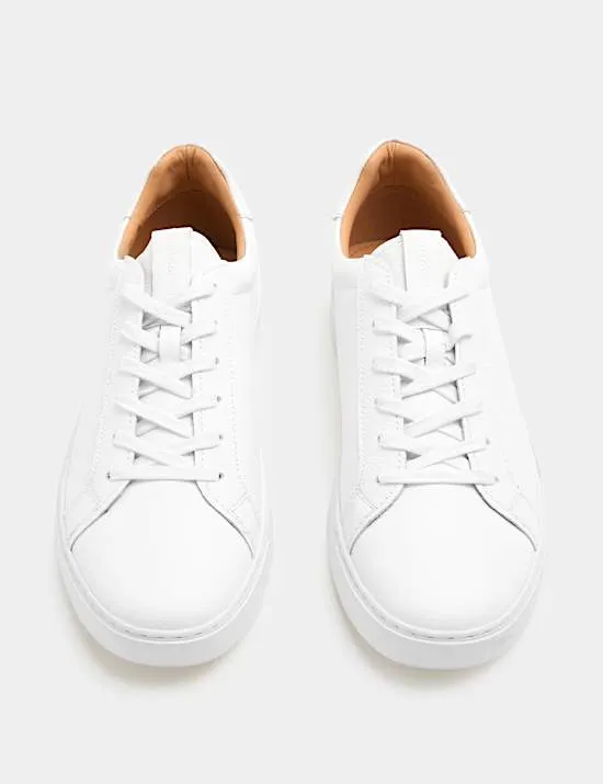 Lederturnschuhe im Cupsole-Design