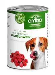 arriba mit Wildschwein für Hunde 6 x 400 g