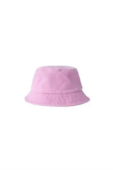 CONTRAST STITCH BUCKET HAT