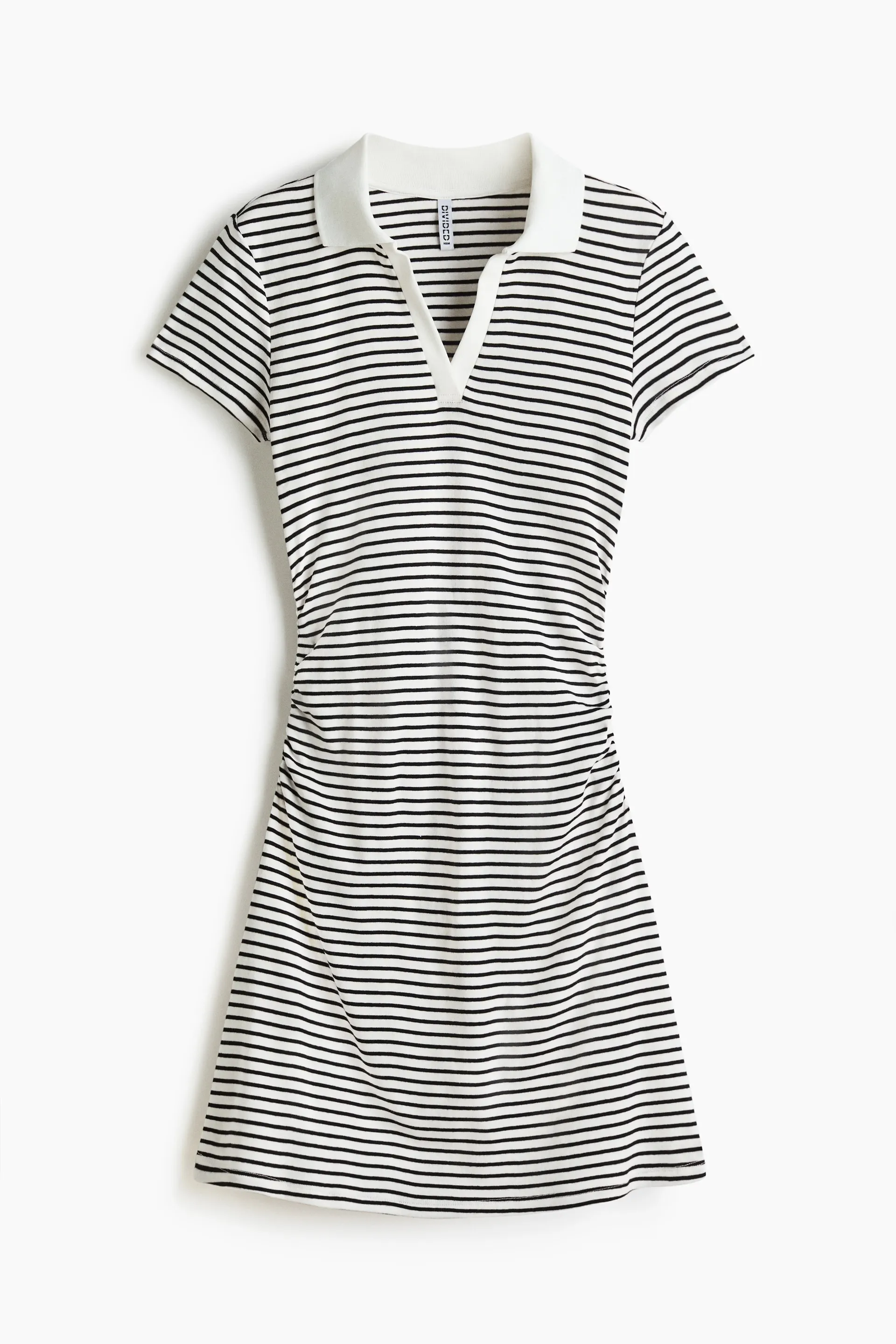 Vestido con cuello en tejido fino