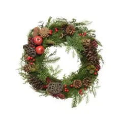 Kerstversiering kerstkrans