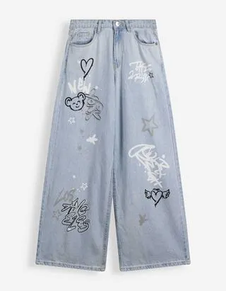 Jeans - Baggy Fit - Azzurro