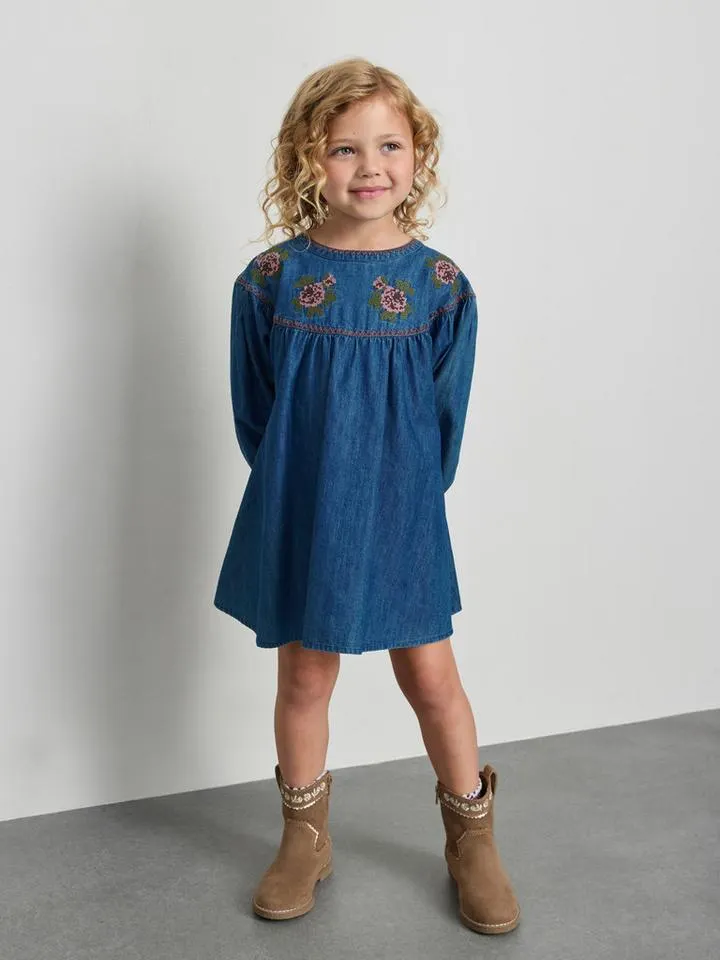 1–12 ans | Robe à smock en point de croix The Edit