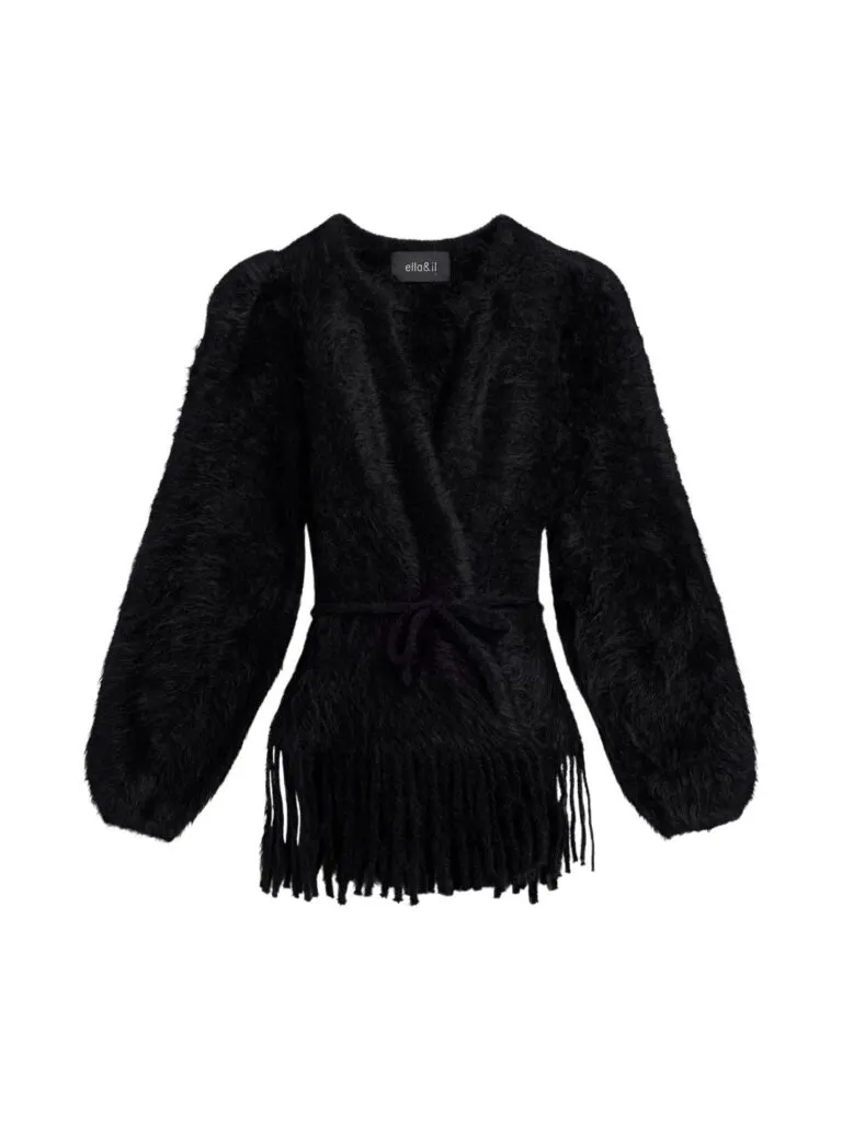 Fidele Chunky Cardigan - Sort