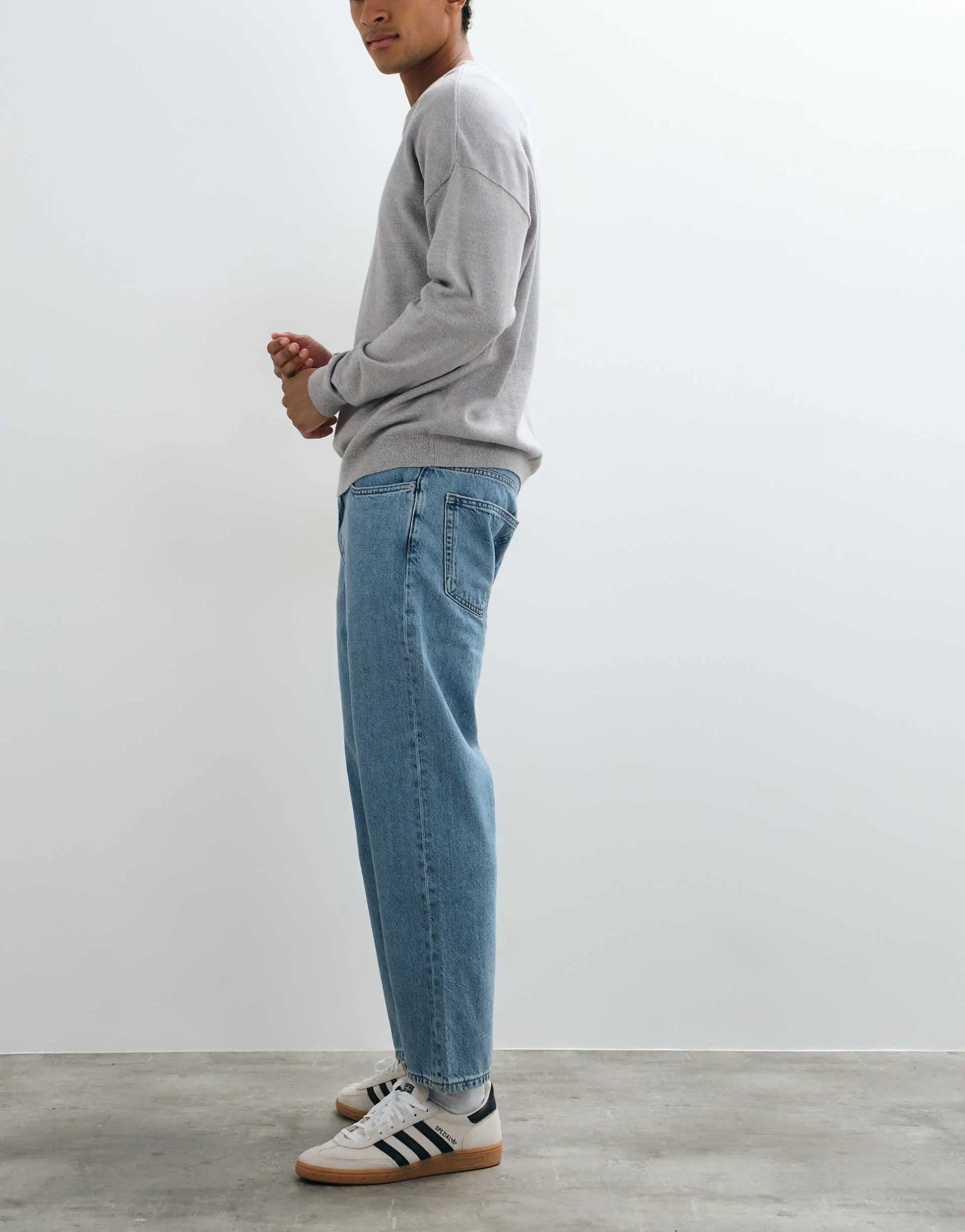 Mango Sammy slim fit jean in light blue