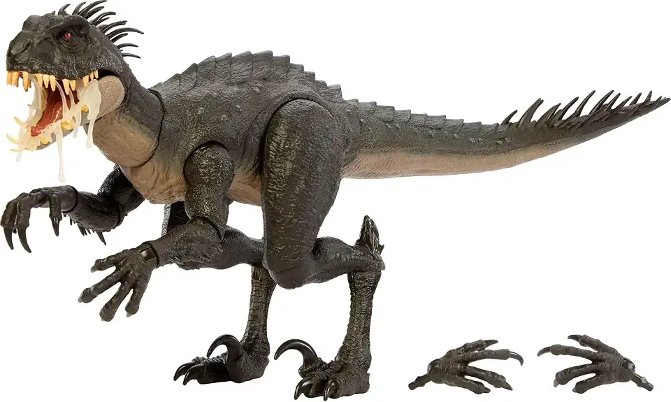 ​Mattel Jurassic World Hammond Collection Scorpios Rex Action Figure | Posable Large Figure with Deluxe Collector Level Detail, Extra Swappable Jaw & Claws