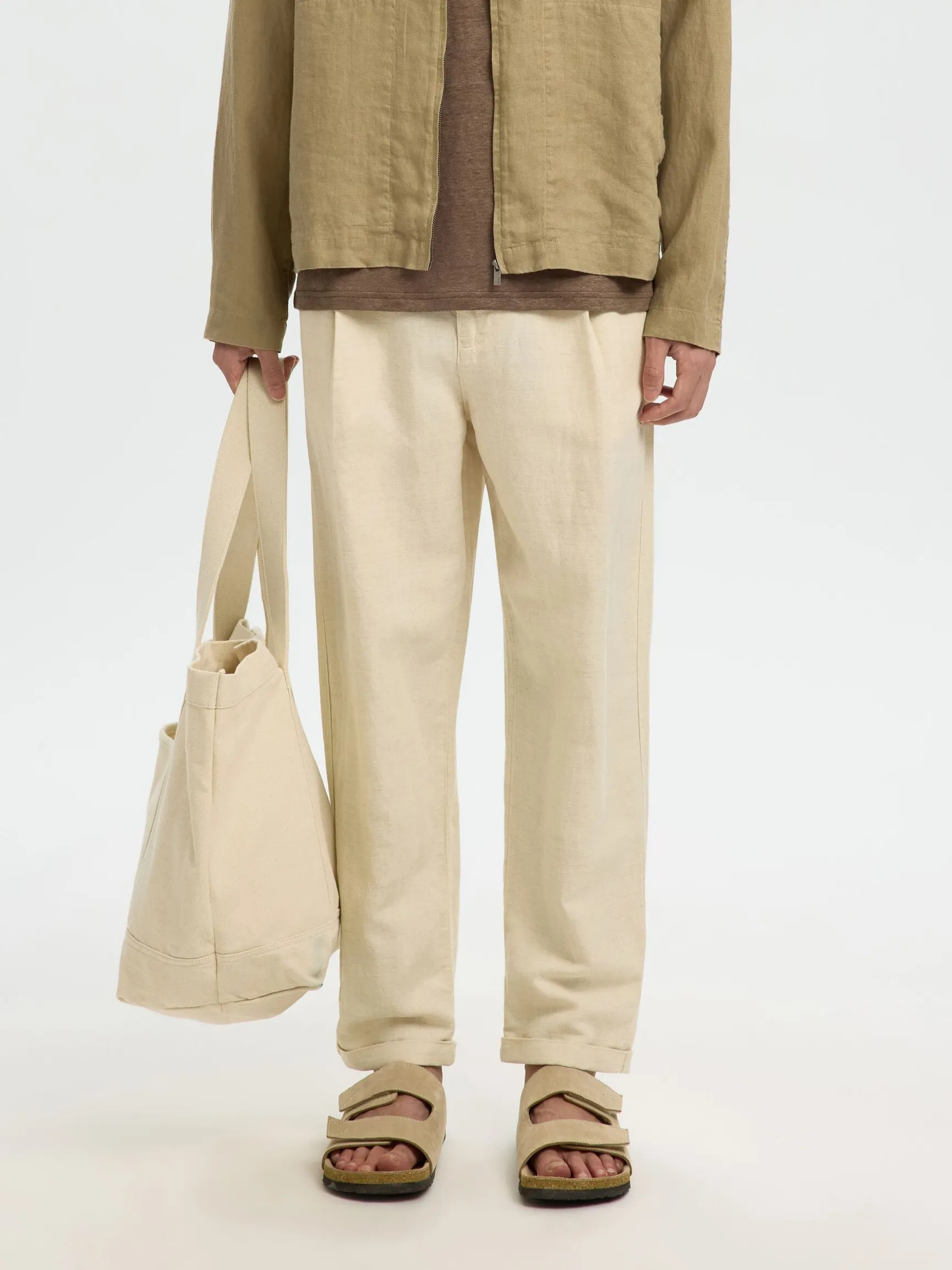 CROPPET AVSLAPPET PASSFORM BUKSER