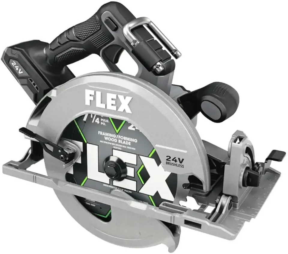 FLEX 24V Brushless Cordless 7-1/4-Inch Circular Saw Tool Only, Battery and Charger Not Included - FX2141-Z