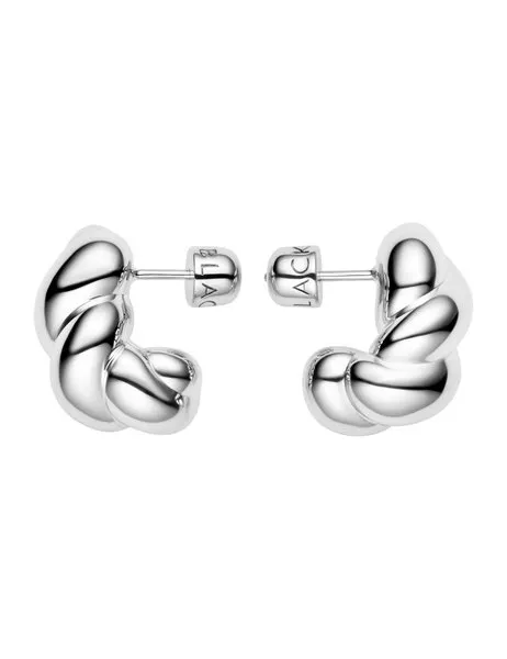Robe Earring Large Pair Silver