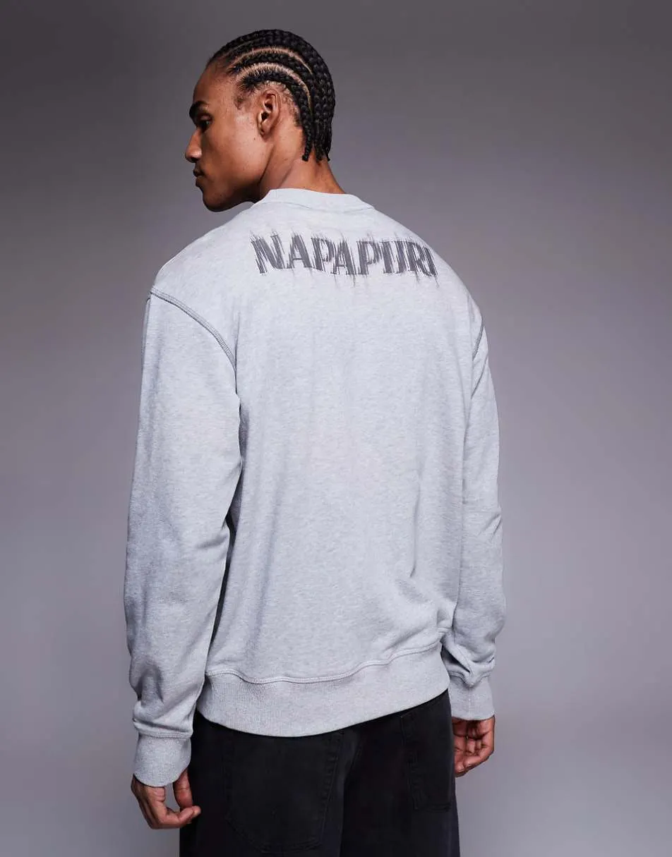 Napapijri Umbra sweatshirt in light grey