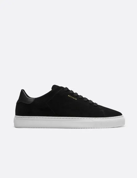 Clean 90 Suede Sneaker Black/White