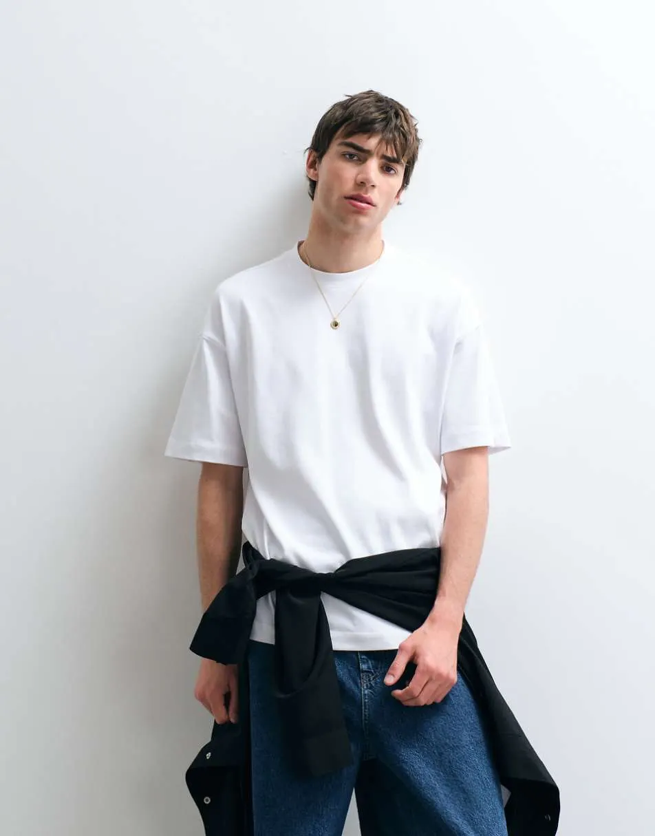 ASOS COLLECTIVE super heavyweight oversized t-shirt in white