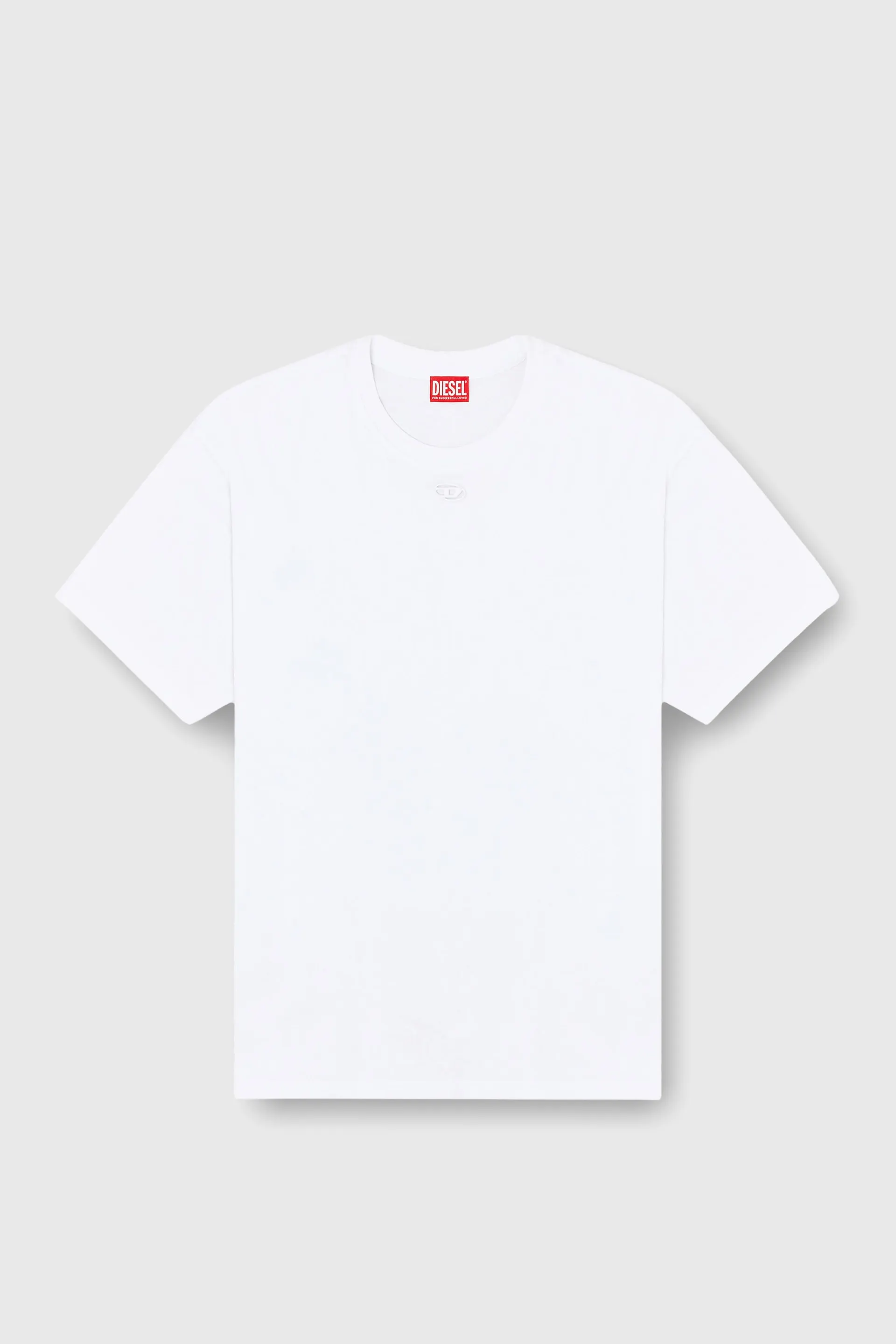 Relaxed cotton T-shirt with Oval D embroidery